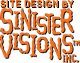 Dark website design by Sinister Visions Website Design by Sinister Visions